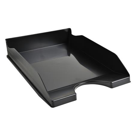 Odkladač, plastový, A4+, EXACOMPTA "EcoBlack", čierny