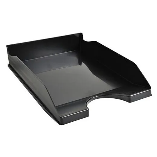 Odkladač, plastový, A4+, EXACOMPTA "EcoBlack", čierny