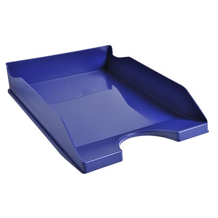 Odkladač, plastový, A4+, EXACOMPTA "Office", tmavomodrý