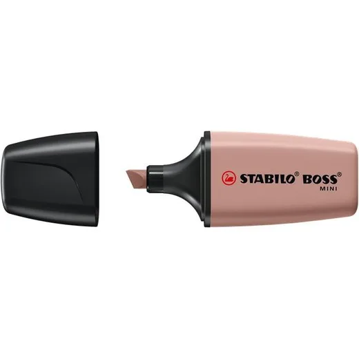 Zvýrazňovač, 1-4 mm, STABILO "Boss Mini Nature vibes", tmavohnedá
