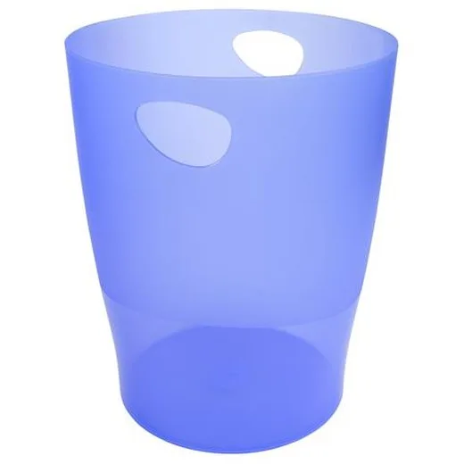 Odpadkový kôš, 15 l, PP, EXACOMPTA "Linicolor", ľadovo modrý