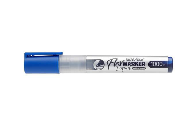 Popisovač na tabule, 2,5 mm, kuželový hrot, FLEXOFFICE "WB016", modrý