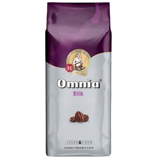Káva, pražená, zrnková, v ochrannej atmosfére, 1000 g, DOUWE EGBERTS "Omnia" silk