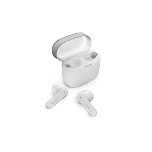Slúchadlá, TWS bezdrôtové, Bluetooth 5.3, PHILIPS "TAT2139", biele