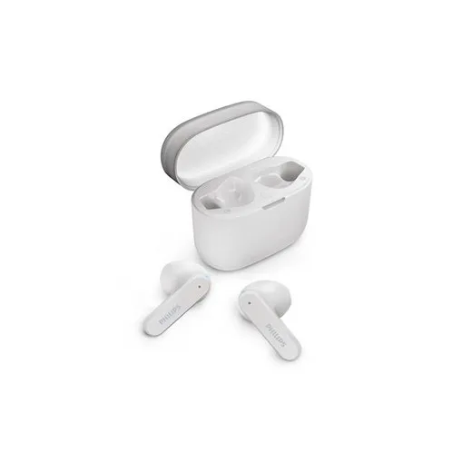 Slúchadlá, TWS bezdrôtové, Bluetooth 5.3, PHILIPS "TAT2139", biele