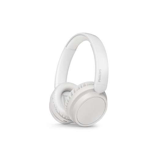 Náhlavné slúchadlá, bezdrôtové, Bluetooth 5.3, PHILIPS "TAH5209", biela