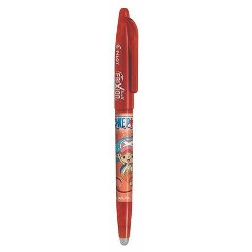 Roller, 0,35 mm, vymazateľný, s vrchnákom, PILOT "Frixion Ball One Piece", červená