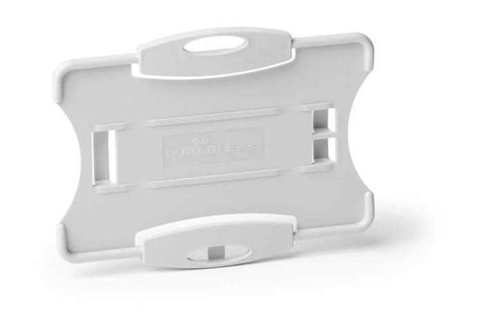 Držiak na identifikačnú kartu, 1 ks, DURABLE "ECO", sivá