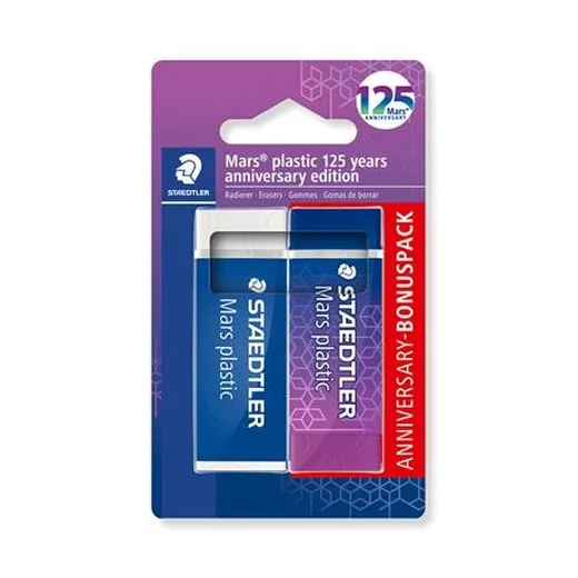 Guma, STAEDTLER "Mars® Plastic 526, 125 years", modrá-fialová