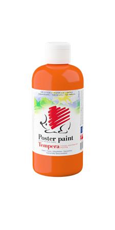 Tempera, 500 ml,  ICO "Ježko", oranžová