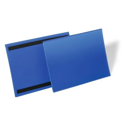 Logistické vrecko, A4, na ležato, DURABLE, magnetické, tmavomodrá