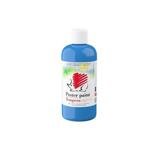Tempera, 500 ml,  ICO "Ježko", svetlomodrá