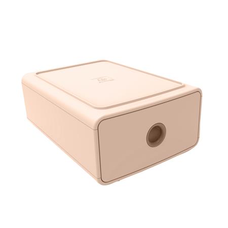 Box na dokumenty, plast, 1 zásuvka, EXACOMPTA "Skandi", nude