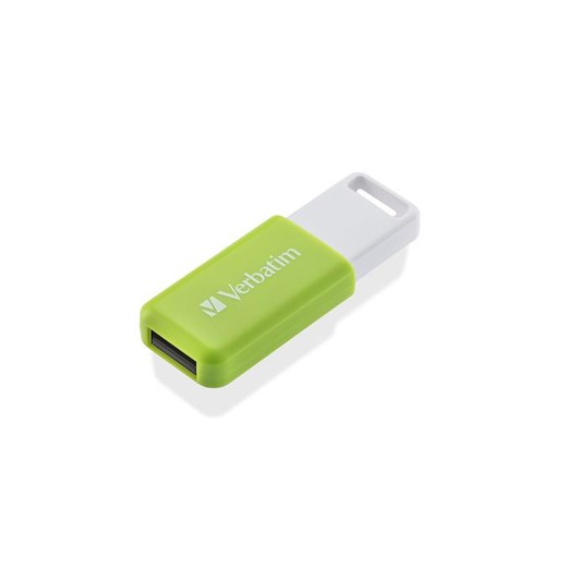 USB kľúč, 32GB, USB 2.0, VERBATIM "Databar", zelený