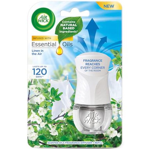 Osviežovač vzduchu, elektrický, 19 ml, AIR WICK "Life scents", Linen in the Air