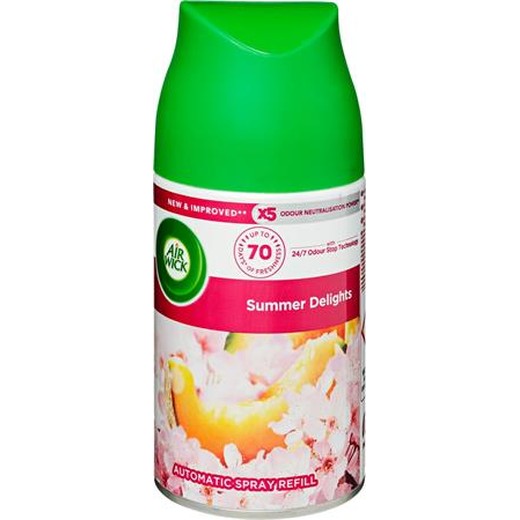 Náplň do osviežovača vzduchu, automatická, 250 ml, AIR WICK "Freshmatic", Summer Delights