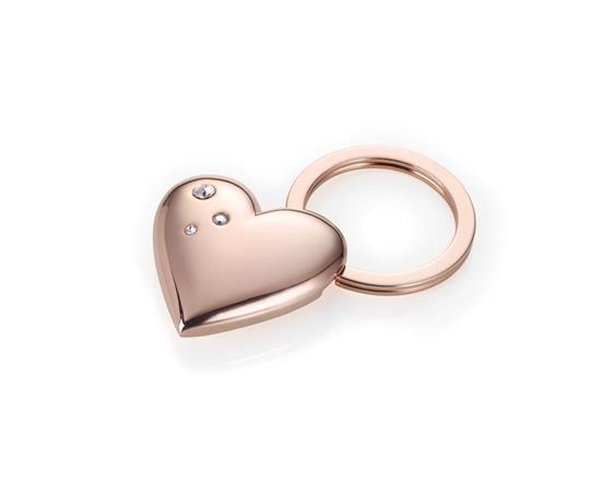 Kľúčenka, s krištálmi SWAROVSKI®, TROIKA, "Girls Best Friend Rosy" Shiny