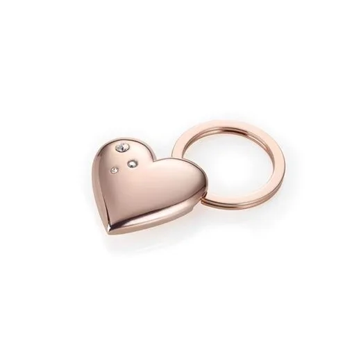 Kľúčenka, s krištálmi SWAROVSKI®, TROIKA, "Girls Best Friend Rosy" Shiny