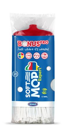 Mop, priemyselný BONUS "SoftMOP", červený