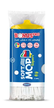 Mop, priemyselný BONUS "SoftMOP", žltý
