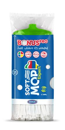 Mop, priemyselný BONUS "SoftMOP", zelený