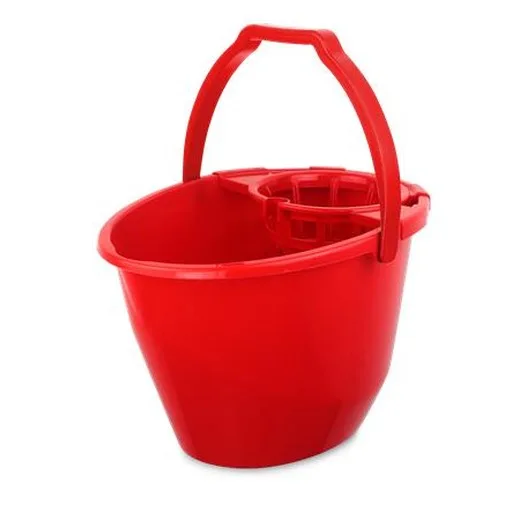 Vedro so žmýkacím košom, 11 l, BONUS, červené