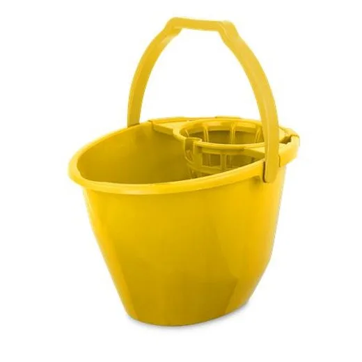 Vedro so žmýkacím košom, 11 l, BONUS, žlté