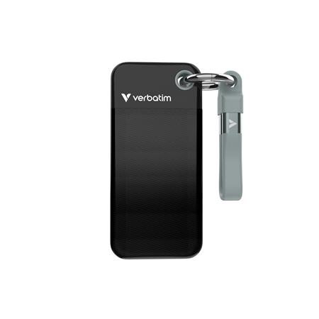 SSD (externá pamäť), 1TB, USB 3.2 Gen2, VERBATIM "Pocket SSD", čierna/sivá