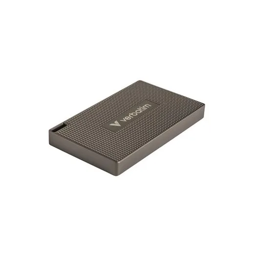 SSD (externá pamäť), 512GB, USB-C 3.2 Gen2, VERBATIM "Metal Mini SSD", čierna