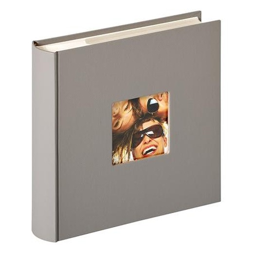 Fotoalbum, na 200 fotiek, 10x15 cm, "Walther Fun", sivý