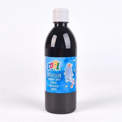 Tempera, COOL BY VICTORIA, 500 ml, čierna