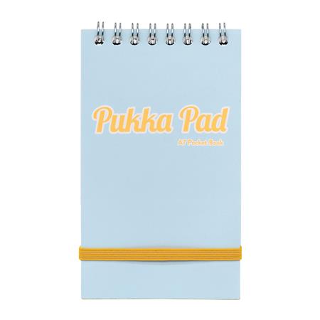 Poznámkový zošit, A7, linajkový, 50 listov, PUKKA PAD "Pastel", mix farieb