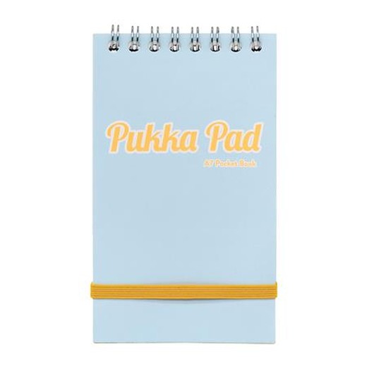Poznámkový zošit, A7, linajkový, 50 listov, PUKKA PAD "Pastel", mix farieb