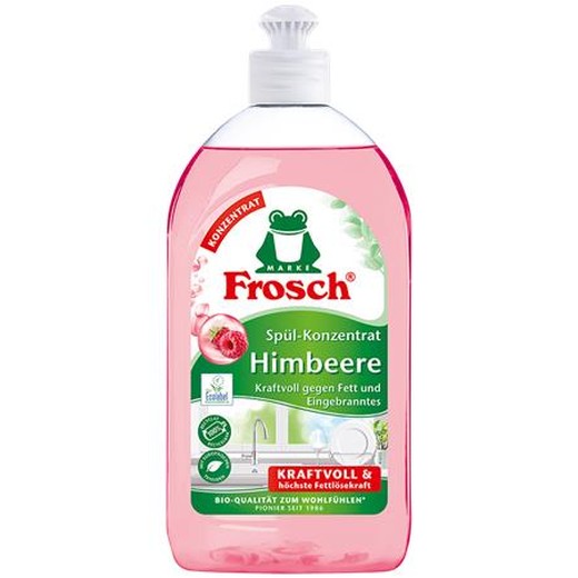 Prostriedok na umývanie riadu, 500 ml, FROSCH, malina