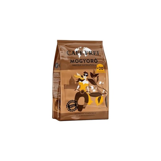 Kávové kapsuly, kompatibilné s Nespresso®, 20 ks, CAFE FREI, lieskový orech