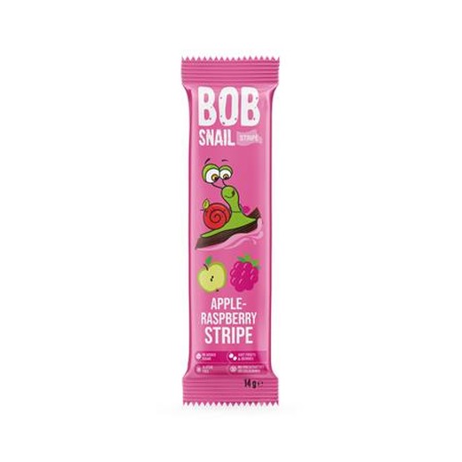 Ovocný plátok, 14 g, BOB SNAIL, jablko-malina