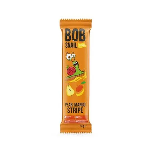 Ovocný plátok, 14 g, BOB SNAIL, hruška-mango