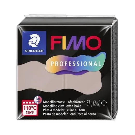 Modelovacia hmota, 57 g, vypaľovacia, FIMO Professional, taupe
