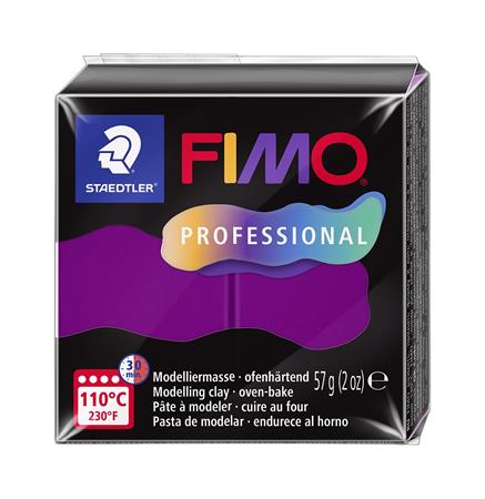 Modelovacia hmota, 57 g, vypaľovacia, FIMO "Professional", fialová