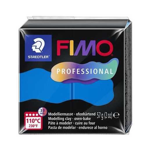 Modelovacia hmota, 57 g, vypaľovacia, FIMO "Professional", modrá