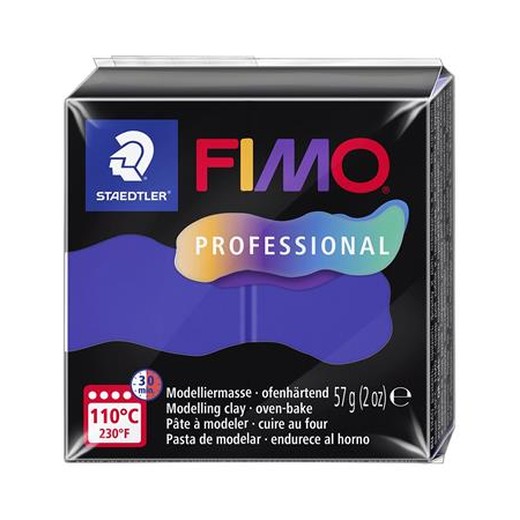 Modelovacia hmota, 57 g, vypaľovacia, FIMO „Professional“, kráľovská modrá