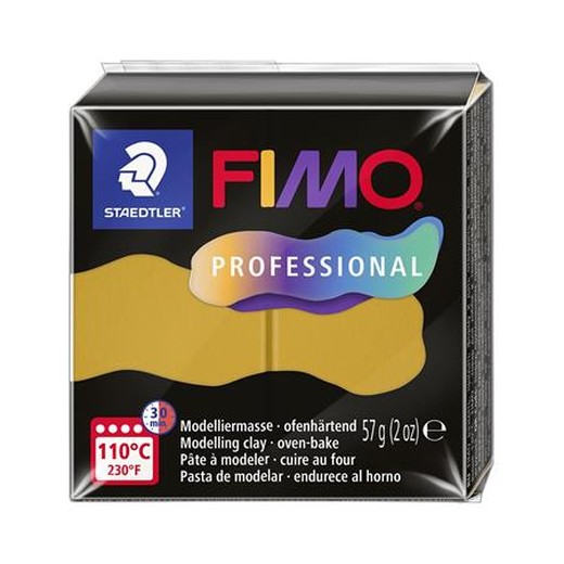 Modelovacia hmota, 57 g, vypaľovacia, FIMO "Professional", okrová