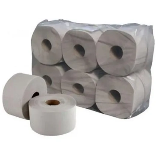 Toaletný papier, 1 vrstvový, veľký kotúč, 130 m, priemer 19 cm, "Vella", prírodný