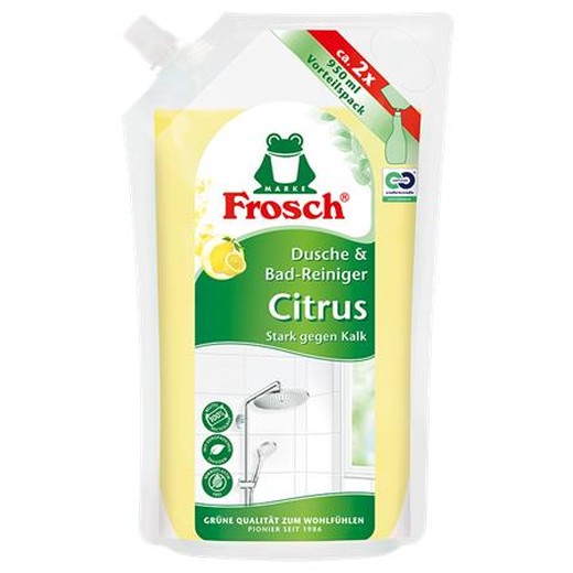 Čistič kúpeľní, 950 ml, náhradná náplň, FROSCH