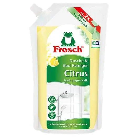 Čistič kúpeľní, 950 ml, náhradná náplň, FROSCH