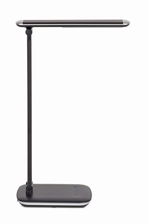 Stolná lampa, LED, nastaviteľná, USB, MAUL "Jazzy", čierna