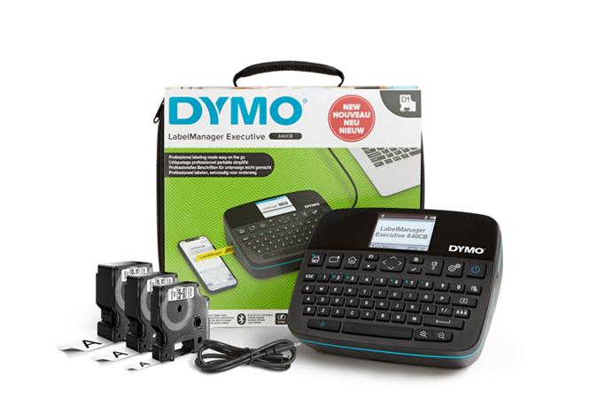 Štítkovač, elektrický, manuálny, DYMO "LabelManager® Executive 640 CB", sada v kufri