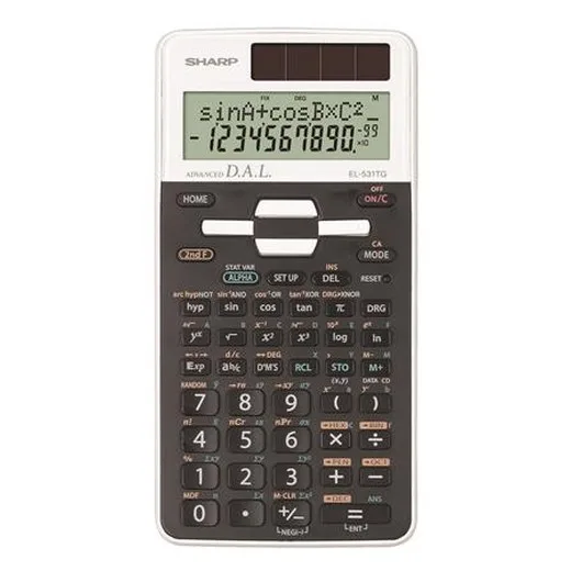 Kalkulačka, vedecká, 273 funkcií, SHARP "EL-531", biela