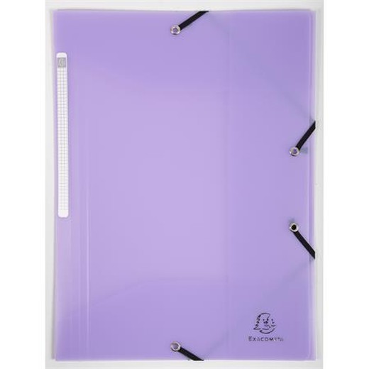 Doska s gumičkou, PP, A4, EXACOMPTA "Chromaline Pastel", fialová