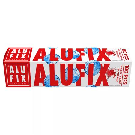 Sáčok na výrobu ľadových guľôčok, so zipsom, 180 ks, ALUFIX